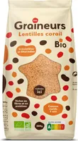 Lentilles corail biologiques