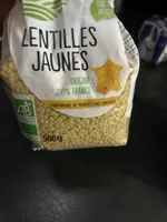 Lentilles jaunes bio