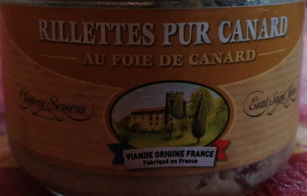 Rillettes Pur Canard au Foie de Canard