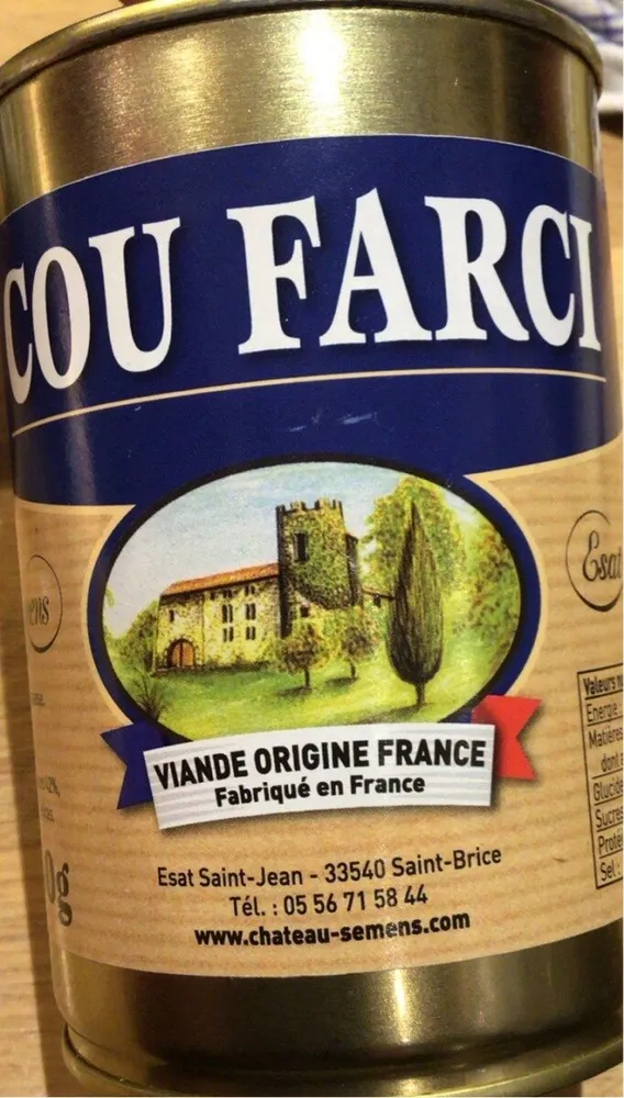 Cou farci