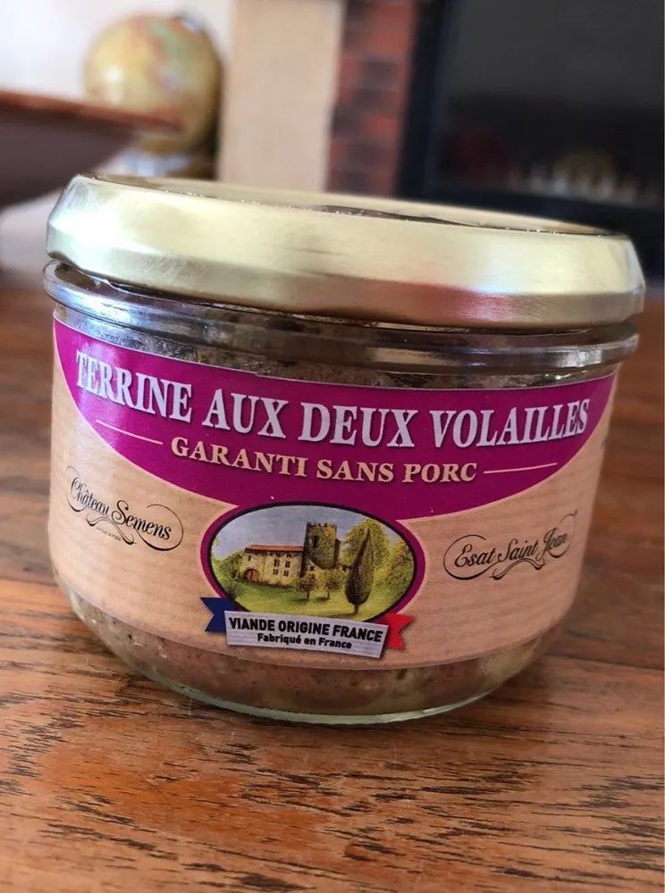 Terrine aux deux volailles