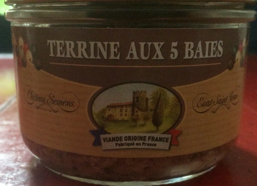 Terrine aux 5 baies