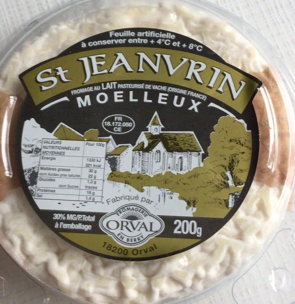 Fromage St Jeanvrin moelleux
