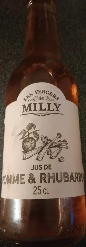 Jus de pomme & rhubarbe