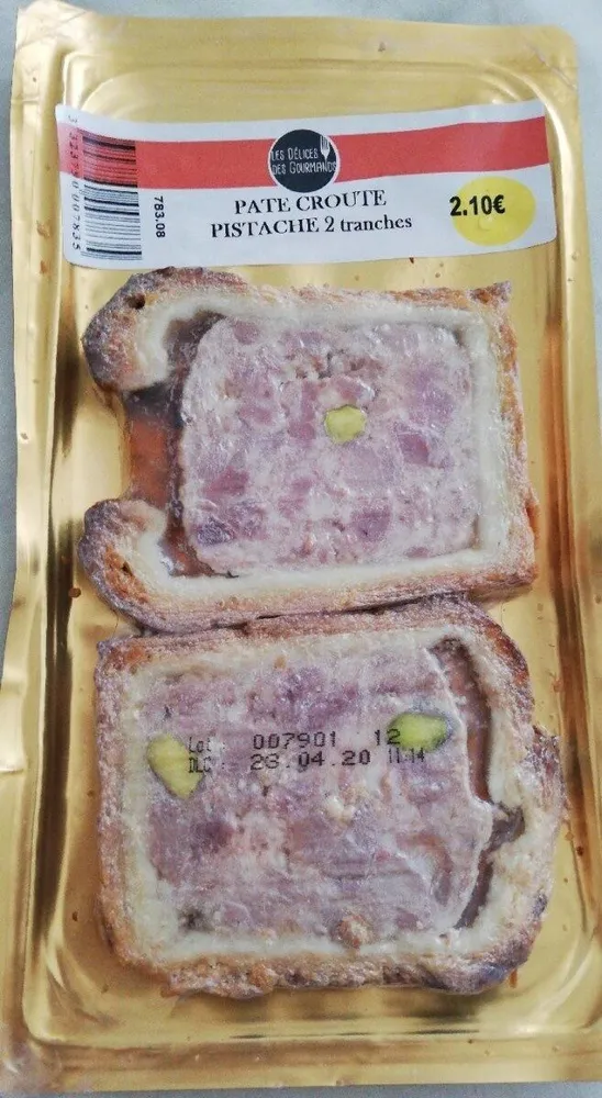 Pâté en croûte aux pistaches