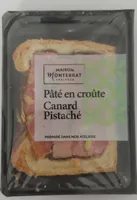 Paté en croûte Canard pistaché Maison Monterrat