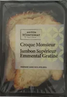 Croque Monsieur Jambon Supérieur Emmental Gratiné