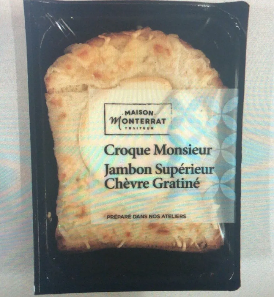 Croque monsieur Jambon Chèvre