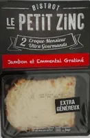 CM Le Petit Zinc Jambon Emmental Gratiné