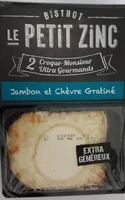 CM Le Petit Zinc Jambon et Chèvre Gratiné