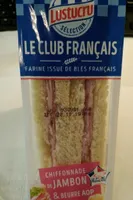 Le club français . chiffonnade de jambon et beurre AOP