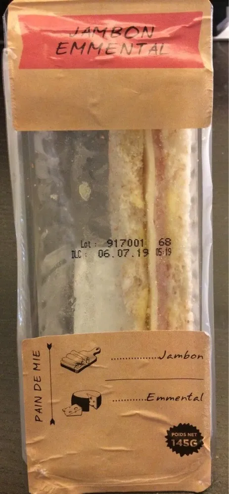 Sandwich Jambon Emmental