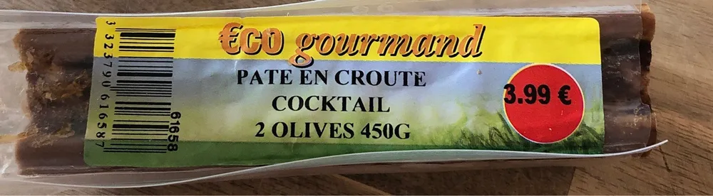 Pâté en croûte cocktail 2 olives