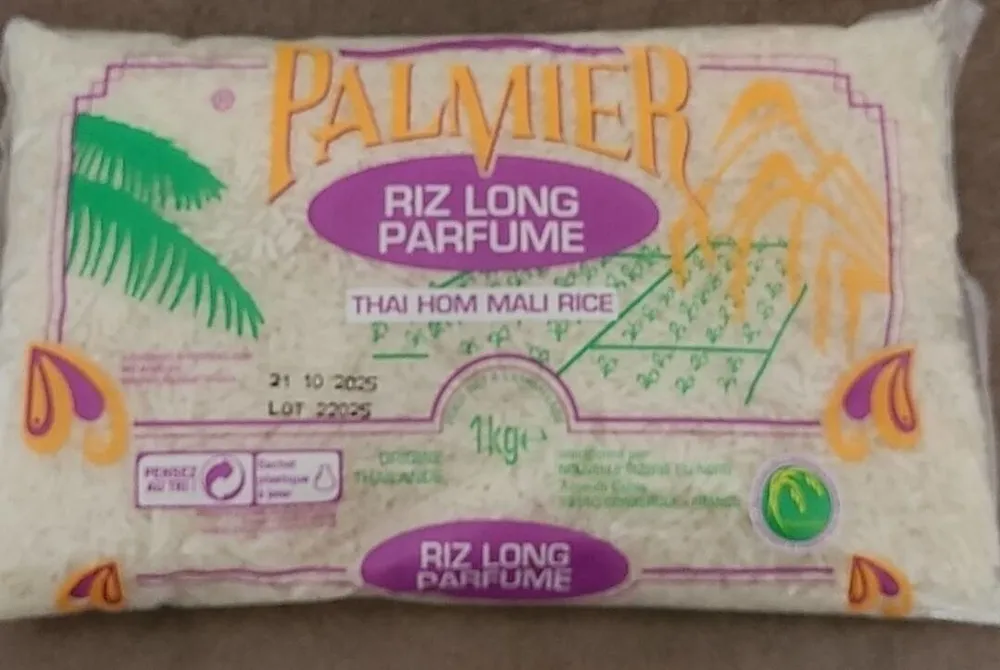 Riz long parfume palmier