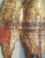 Filets de maquereaux fumés au poivre noir