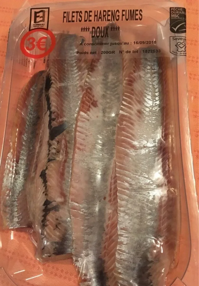 Filet de hareng fumes doux
