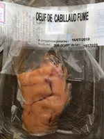 Oeufs de cabillaud fume