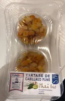 Tartare de cabillaud fume Thai bio