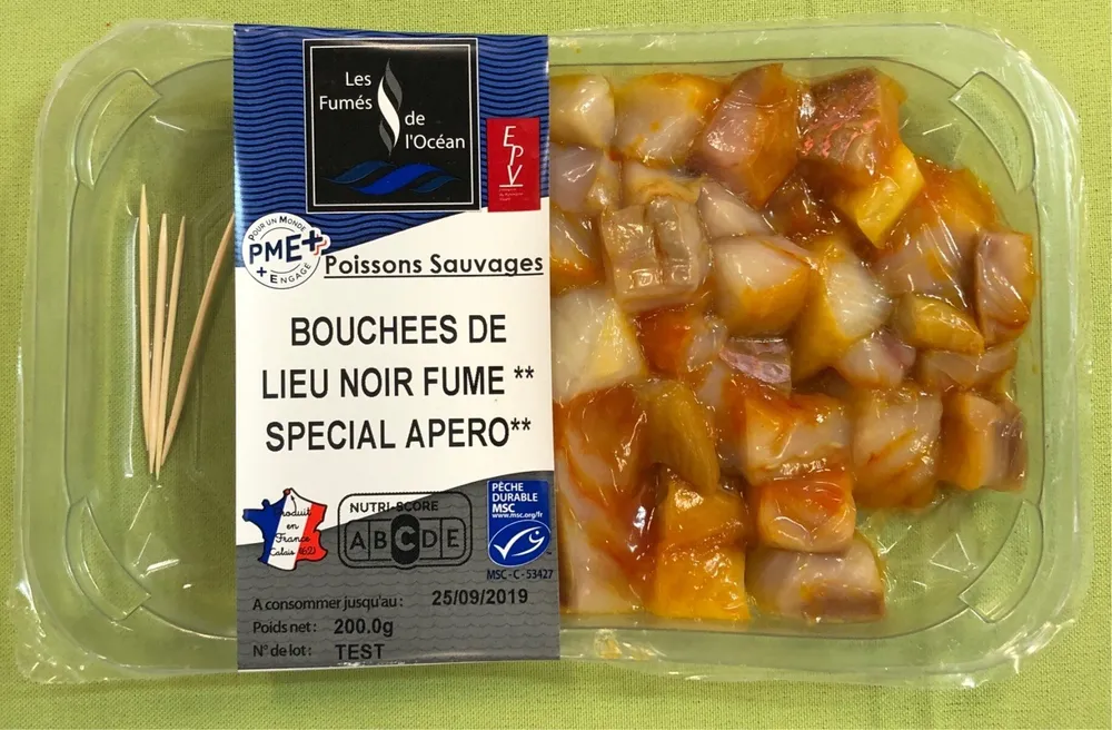 Bouchees de lieu noir fume