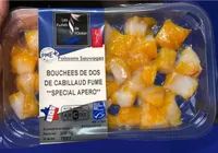 Bouchees de dos de cabillaud fume