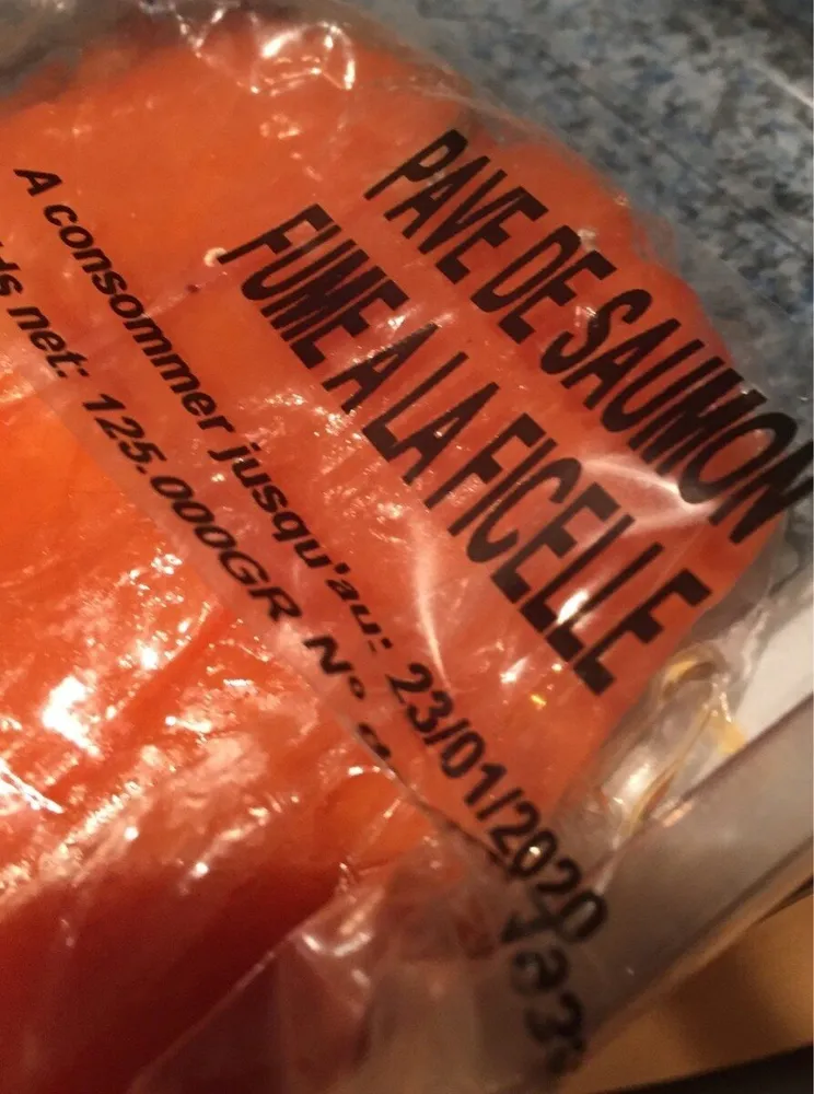 Pavé de saumon fumé à la ficelle