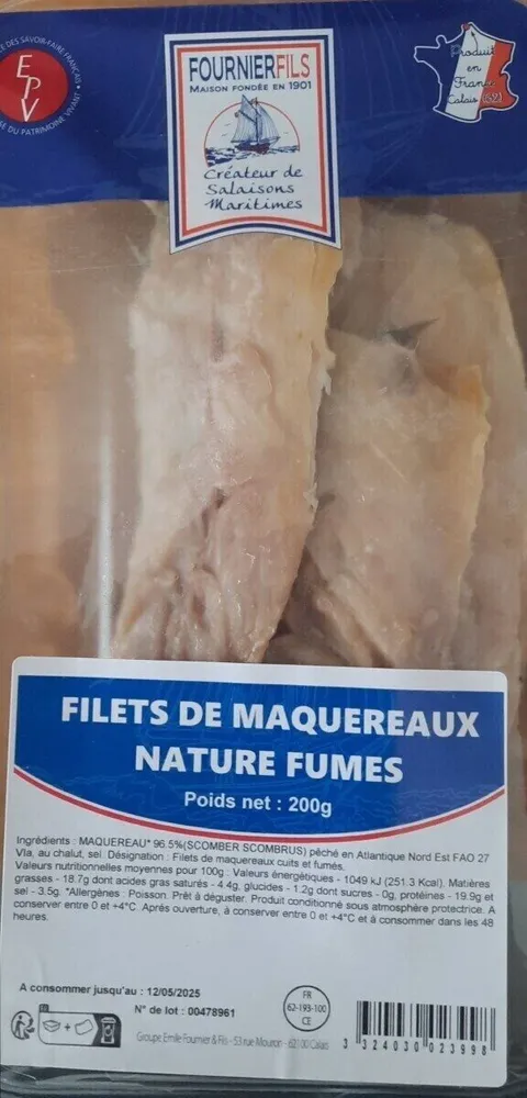 Filet maquereaux fumés