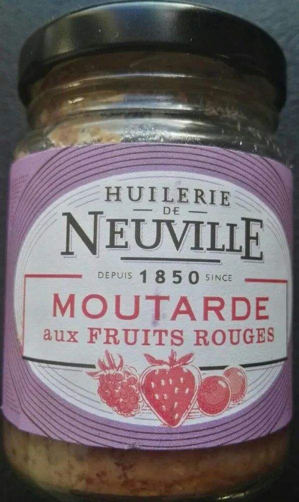 Moutarde aux fruits rouges