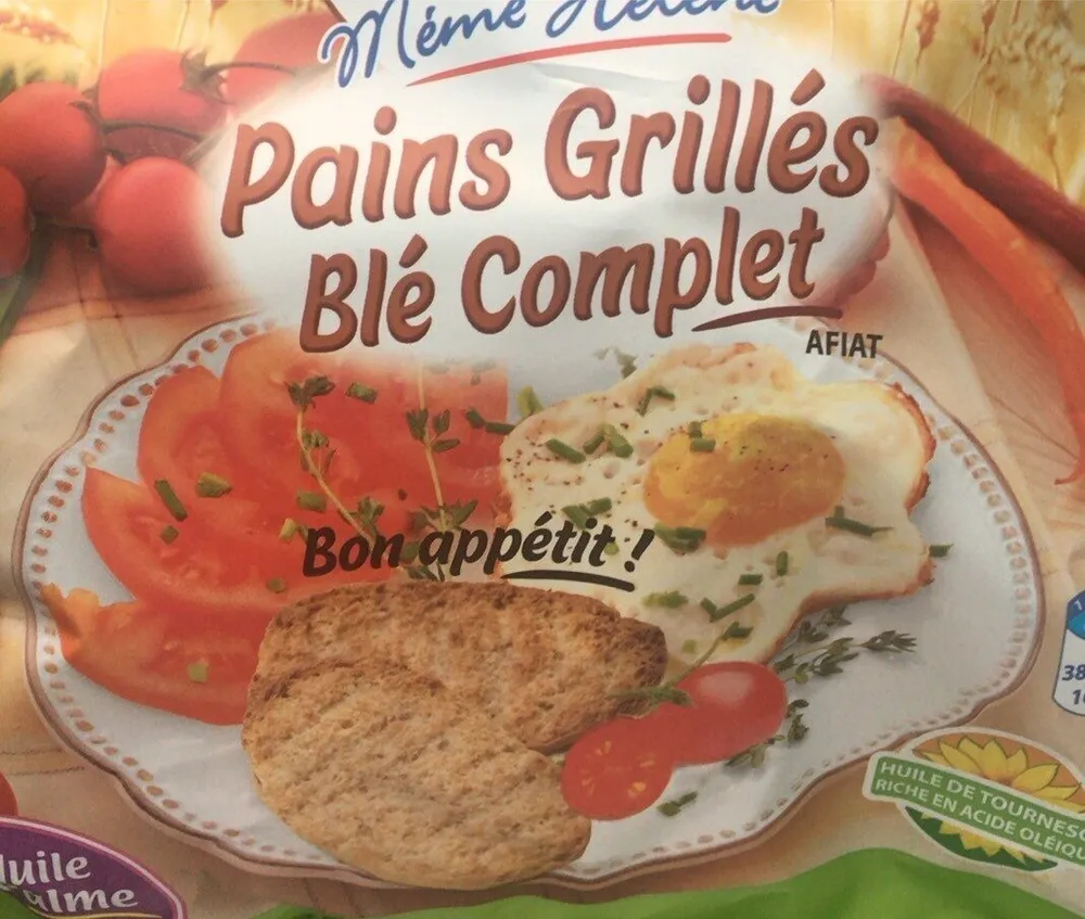 Pain grillés Blé complet