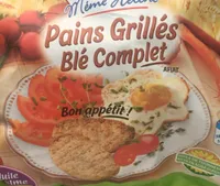 Pain grillés Blé complet