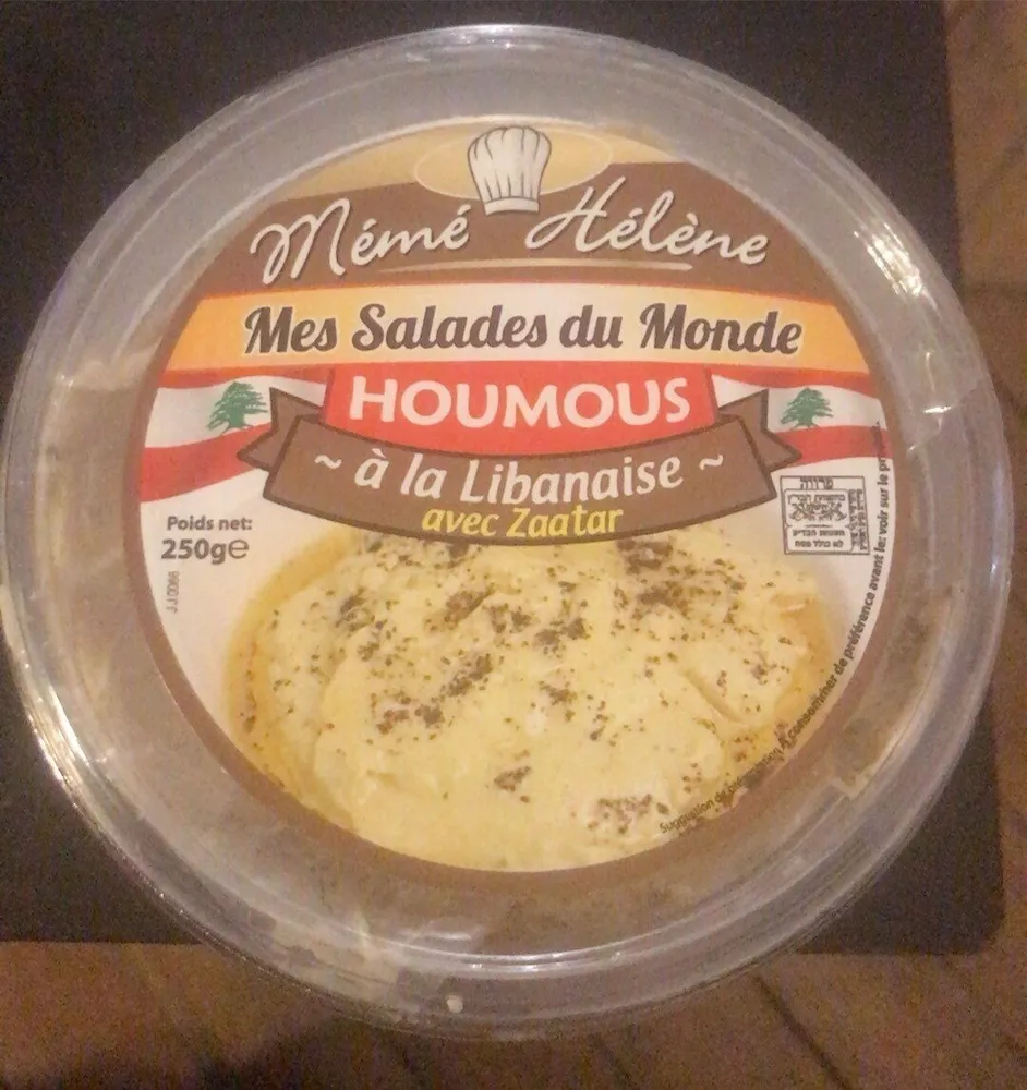 Houmous à la Libanaise avec Zaatar