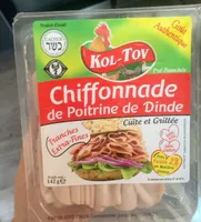 Chiffonnade de poitrine de dinde