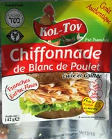 Chiffonnade de blanc de poulet