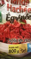 Viande hachée égrenée