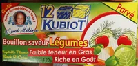 12 Kubiot Bouillon saveur Légumes