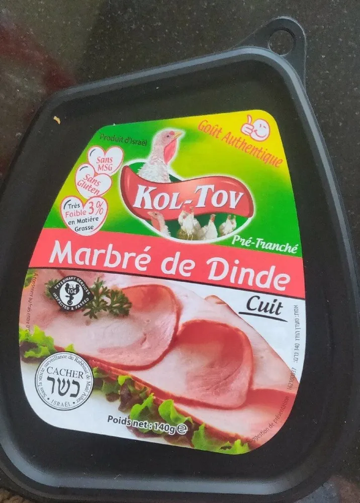 Kol Tov  marbré de dinde