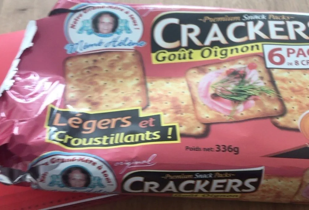 Crackers goût oignon