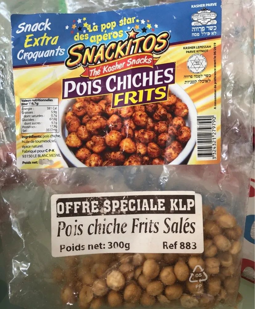Snackitos pois chiches frits