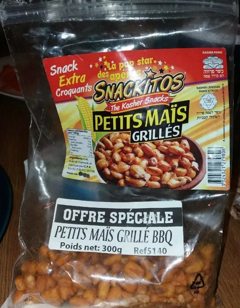 Petits maïs grillés