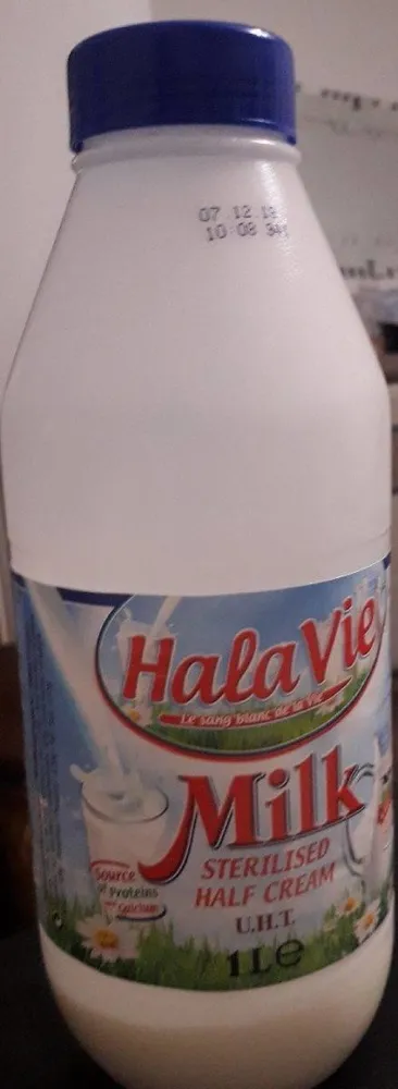 Lait stérilisé demi écrémé