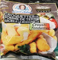 Croquettes de Pomme de Terre farcies à la mozarella