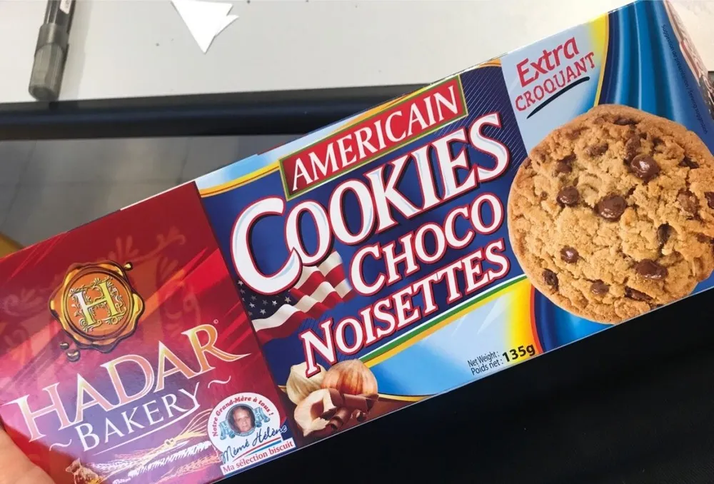Cookies choco noisettes