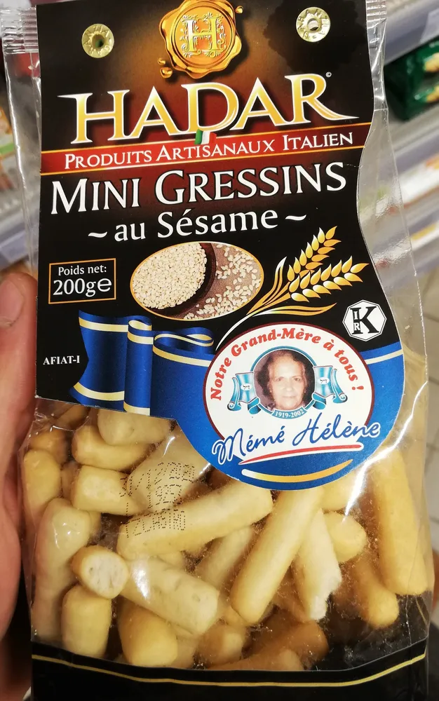 Mini gressin au sésame