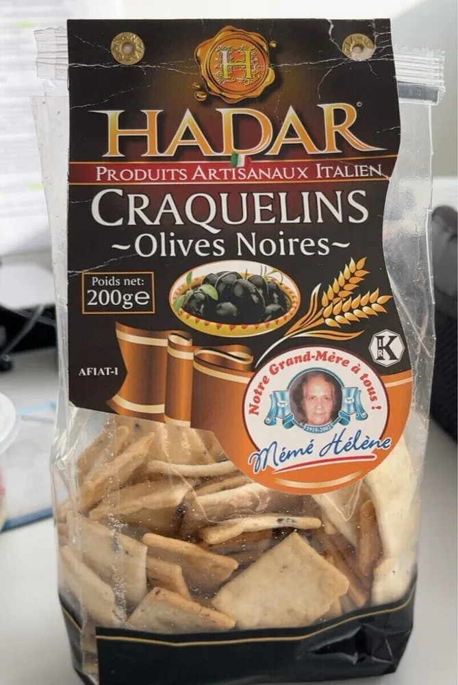 Craquelins Olives Noires