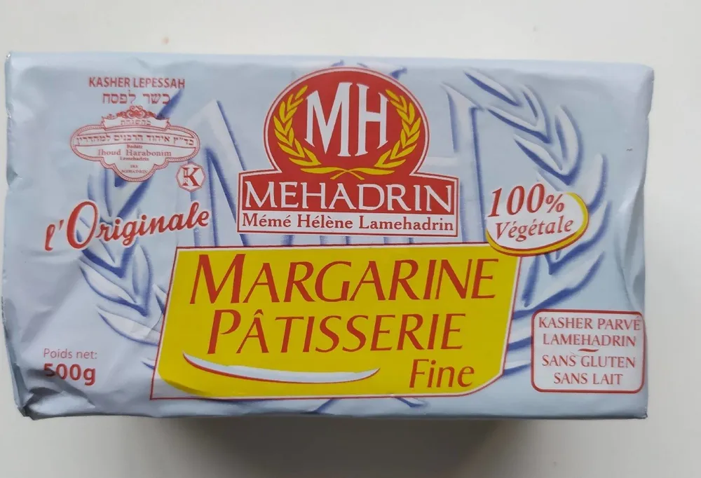 Margarine pâtissière fine