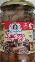 Saucisses aux lentilles