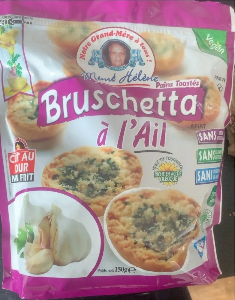 Bruschetta à l’ail