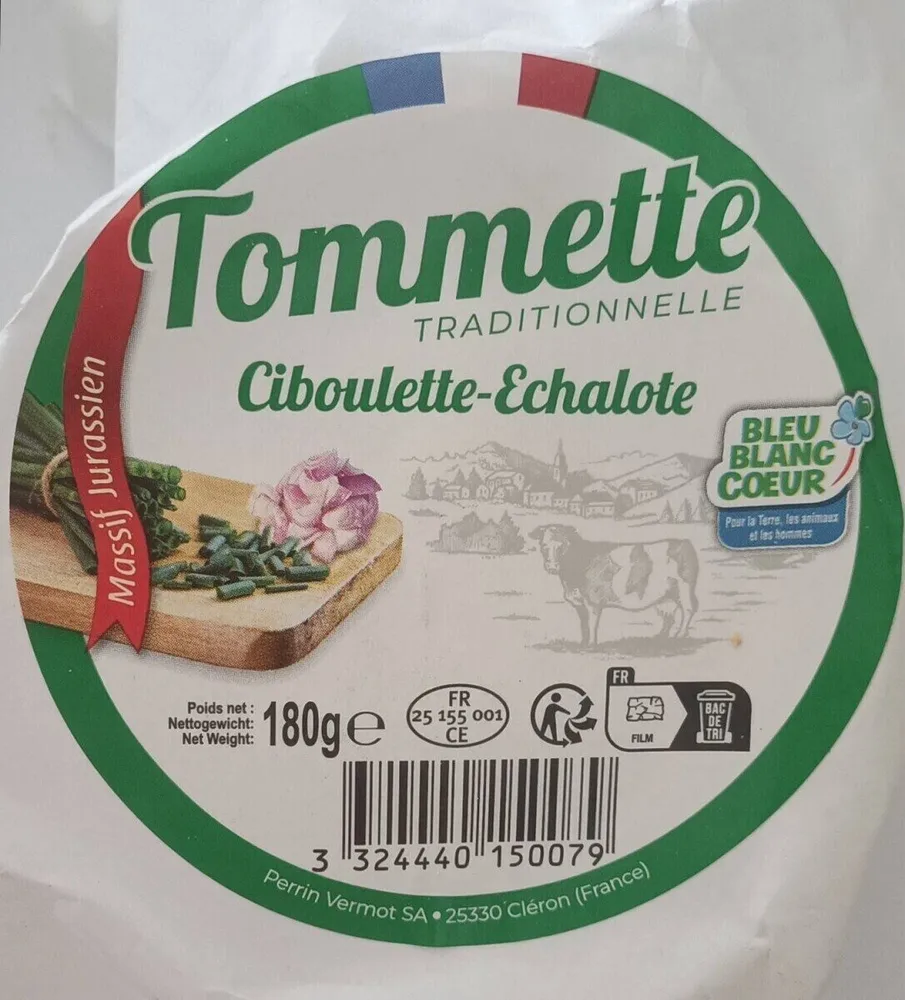 Tommettes traditionnelle ciboulette-echalotte