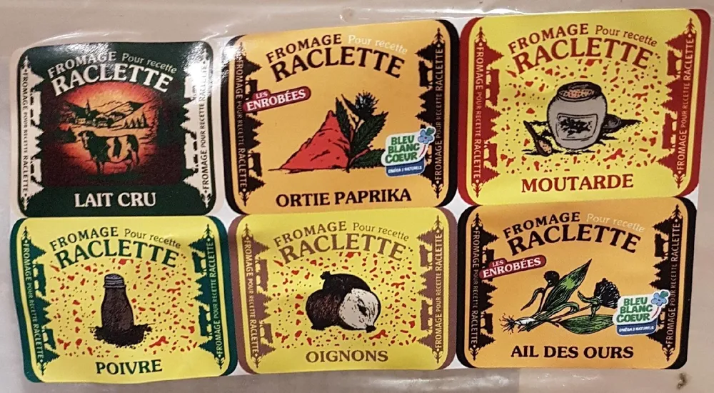 Plateau pour raclette 6 saveurs