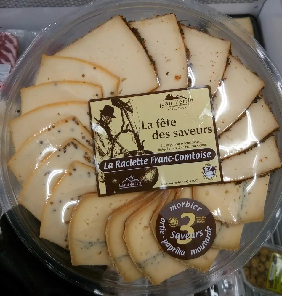 Assiette pour raclette trois saveurs