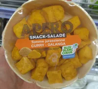 Apéro Snack-Salade Tomme jurassienne Curry-Galanga